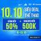 Double Day 10.10: Siêu Deal Thể Thao - Săn Sale Sành Điệu - Sale Đến 50%