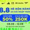 Double Day 8.8: Hè Rộn Ràng - Ưu Đãi Ngập Tràn - Giảm Đến 50%
